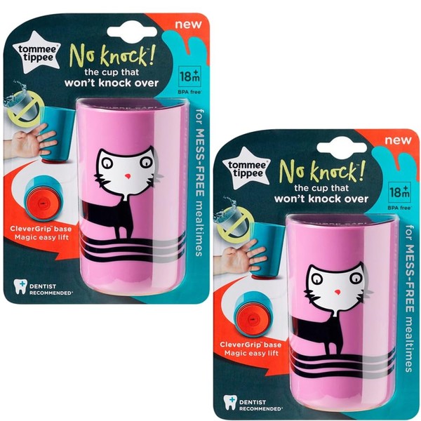 2 x Tommee Tippee No-Knock Cup | Base Sucks to