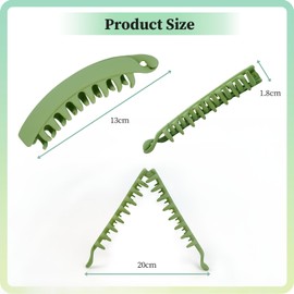 Pack of 4 Banana Clips, Banana Hair Clip, Banana Hair Clip, Banana Hair Clips, Women's Hair Clip for Fine Hair, Quantity of Thin Hair