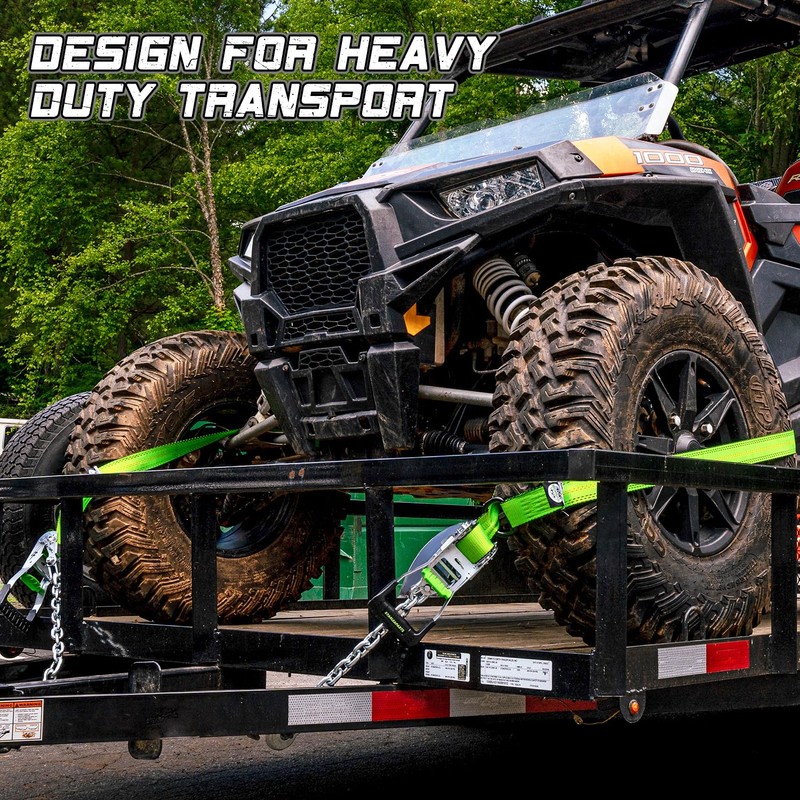 Premium Wheel Straps (4PK) - 10,000lb Guaranteed Max Break Strength
