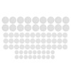 Soft Felt Plate Protectors, 72 Pieces Thick Felt Plate Dividers,