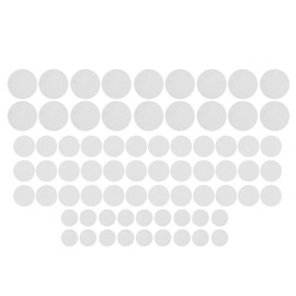 Soft Felt Plate Protectors, 72 Pieces Thick Felt Plate Dividers, Round Dish Protection Pads, Reusable White Dinner Plate Plate Pads