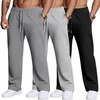Evervibe 3 Pack Men's Big and Tall Sweatpants Athletic Workout