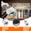 O&W Security Dummy Speed Dome Solar Camera with Lens and