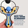 Mighty Fun! - Mischief Maker® Wooden Slingshot - Racing Series