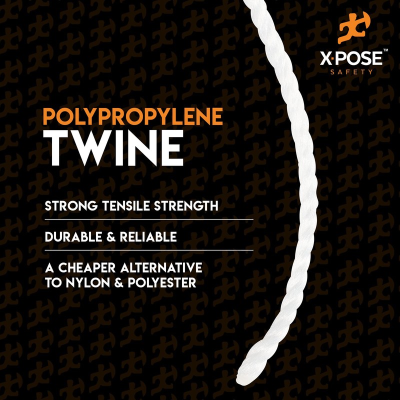 Parcel Twine - Polyester Cord Twine String 225' - Extra