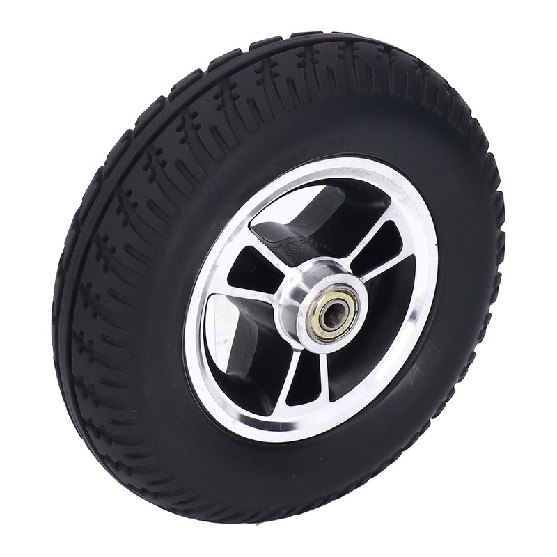 Wheelchair Wheel PU Wheel Alloy Steel Hub Anti Skid Walker