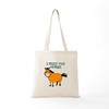 CafePress I Feed The Horse Tote Bag Reusable Natural Beige