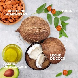 Biometik Nutrición, Shampoo para Cabello Seco y Opaco, Mayor Elasticidad y Brillo Intenso, con Leche de Coco y Aceite de Aguacate, 450 ml