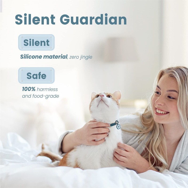 Pawaii Silent Silicone Dog ID Tag, Modifiable Pet Online Profile