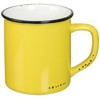 Abbott Collection Enamel Look Stoneware Mug, Yellow