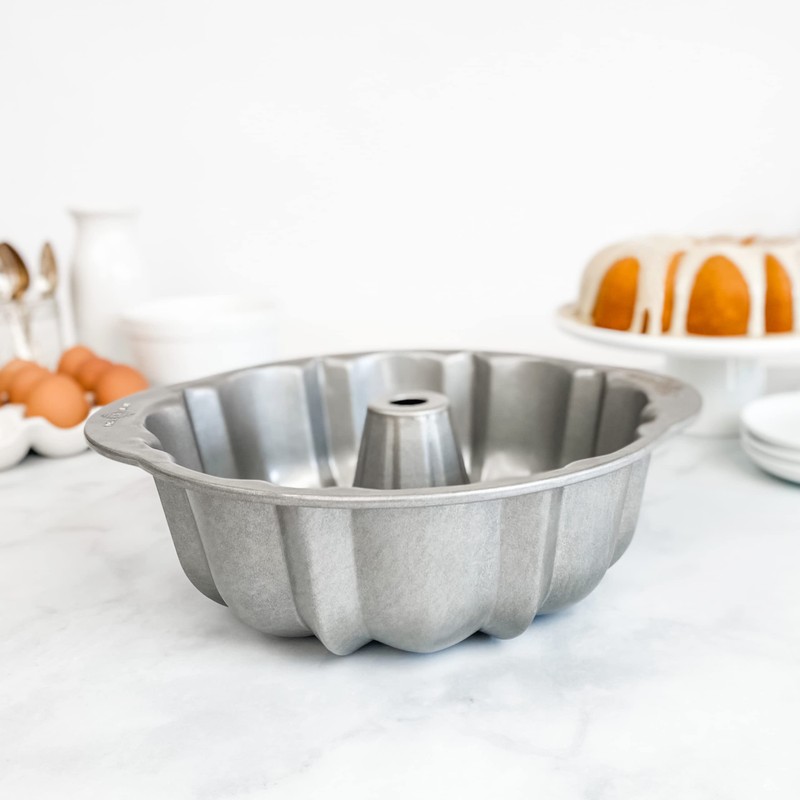USA Pan Bakeware Nonstick Fluted Tube Cake Pan, Aluminized Steel
