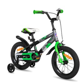 JOYSTAR New Berry 14 Inch Kids Bike for Boys and Girls Ages 3-5 Years Old, Kids Bicycles with Training Wheels & Basket, 14 in Toddler Bike in Green