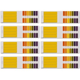 Famgee 8 Pack 640 Pieces PH Test Strips, Universal Litmus Indicator 1-14 pH Testing Paper for Testing Soil Water Saliva Urine Water Food Fish Tank Aquariums Ponds