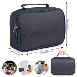 Estuche para Lápices de Gran Capacidad, Estuche para Lápices de Multifuncional Estuche para Lápices de Colores con 72 Ranuras Estuche para Lápices Portátil con 2 Fundas Extraíbles (Negro)