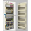 BRENIX Over the Door Organizer with 5 Large Pockets &
