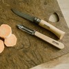Opinel Schälmesser No. 115, rostfreier Sandvik-Stahl, für Rechts- und Linkshänder,