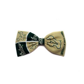 Sports Themes Hair Bow Collection (Alligator Clip, USF Bulls/Gold)