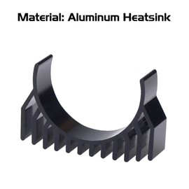 BCZAMD K1 MAX 3D Printer Accessories Extruder Motor Aluminium Heatsink for K1C 36 Stepper Motor Heat Dissipation: Temperature Cooler to Prevent Overheating of the Nema14 Round Panckce Motor