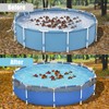 12ft x 12ft Pool Leaf Net Cover, Durable Round Mesh