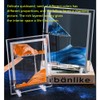 WANLIAN Moving Sand Art Picture, Dynamic Sand Picture, Golden Desktop