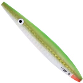 Westin D360° Distance Sea Trout Blinker, Length / Weight: 8 cm / 18 g, Colour: Chartreuse Diamond
