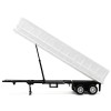 DCD 36ft Gravel Trailer White 1/87 (HO) Plastic Model by Promotex