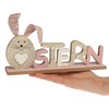 com-four® 2x decorative displays for Easter - lettering with Easter