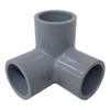 Kansai Chemical 3-Way Short Elbow Fitting PVC Made Space Saving