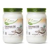 2-Pack Simply Nature Organic Coconut Oil Unrefined, Cold-Pressed Virgin Oil, (14 fl oz/each)