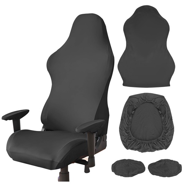 BangBoom Polyester Gaming Chair Cover Set, Stretchable Game Chair Slipcovers