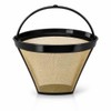 1 reusable permanent coffee filter #4 conical, suitable for 8-12