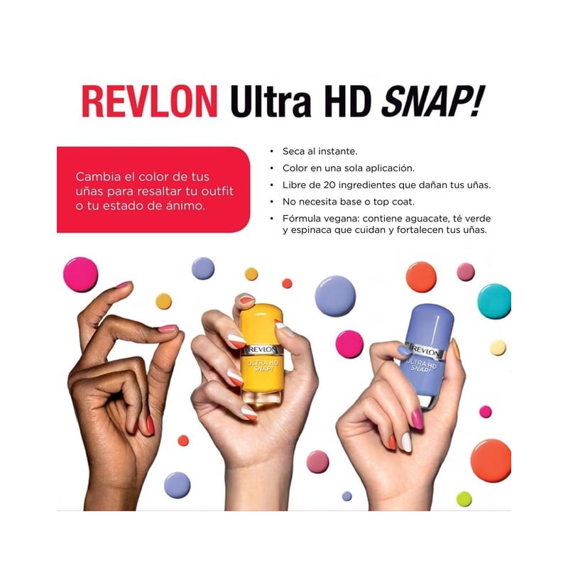 Esmalte para uñas Revlon Ultra HD Snap she's on fire