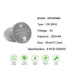 SKOANBE CR2032 2032 3Volt Lithium Battery-8PCS