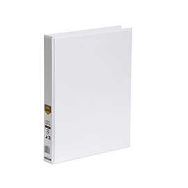 MARBIG(R) 5403008B Clearview Insert Binder A4 3D Ring 25Mm White