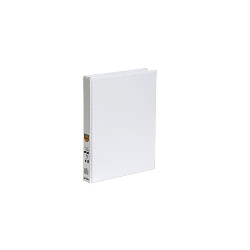 MARBIG(R) 5403008B Clearview Insert Binder A4 3D Ring 25Mm White