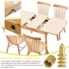 Table Pin FMHXG 12 Sets Gold Metal Table Pins Dowels,