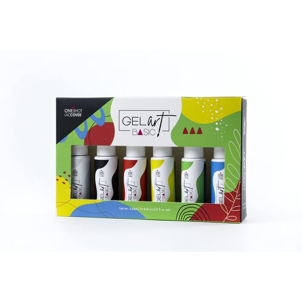 ONE SHOT LACCOVER - GEL ART BASIC COLLECTION, Gel Painting