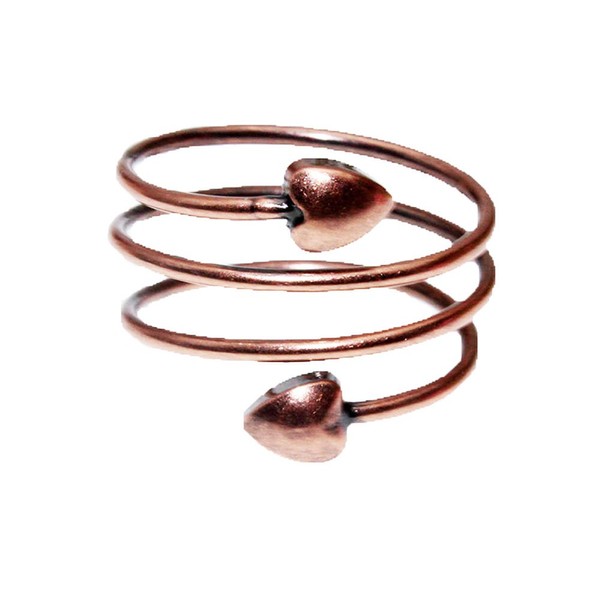 LONGRN-Magnetic Copper Ring adjustable size for Men and Women