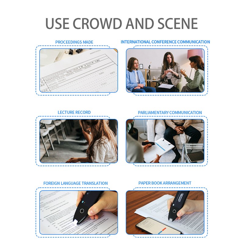 Language Translator Smart Pen BT WiFi Photo Scanning 134 Online