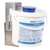 Hygoclean Wall Holder for Dispenser Bucket, Stainless Steel, Silver, L: