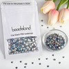 beadsland 1440 diamantes de imitación de cristal con parte trasera