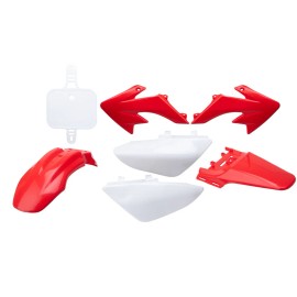 QA Parts Complete Plastic Kit Red/White For HONDA CRF50F 2004-2022