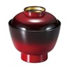 Fukui Craft Shuraku Plain Bowl 37001430 Vermilled High Base Gold