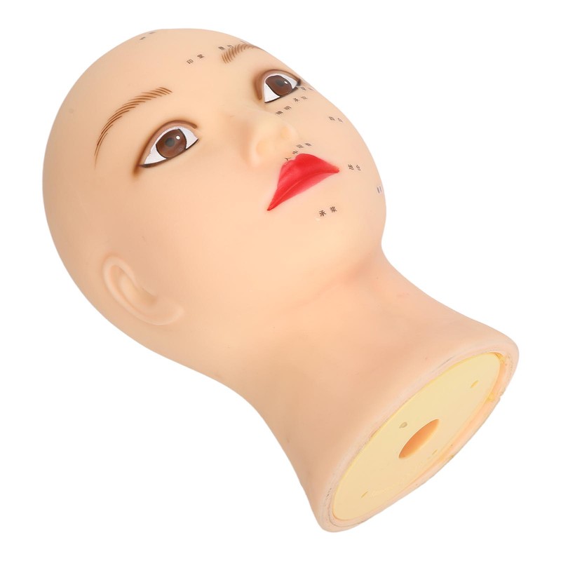 Soft Mannequin Head Realistic Skin Texture Eyelash Extension Mannequin Head