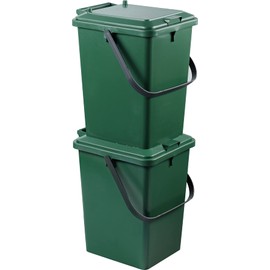 Graf 8 litre compost bin, green
