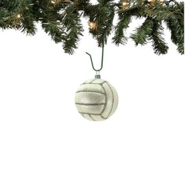 Volleyball Ball Polish Mouth Blown Glass Christmas Ornament Sports Decoration