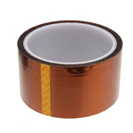 Frcolor Tape High Temperature Heat Resistant Polyimide Tape 50mm*33m (Tawny)