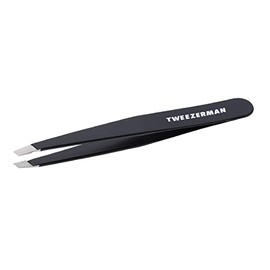 Pinza de cejas Tweezerman, obliqua clásica de color Cielo de Media Noche - Pinzas de para Depilación, de Acero Inoxidable para mujeres y hombres.