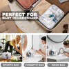UUYUUY PVC Clear Makeup Bag for Women Waterproof Star Make