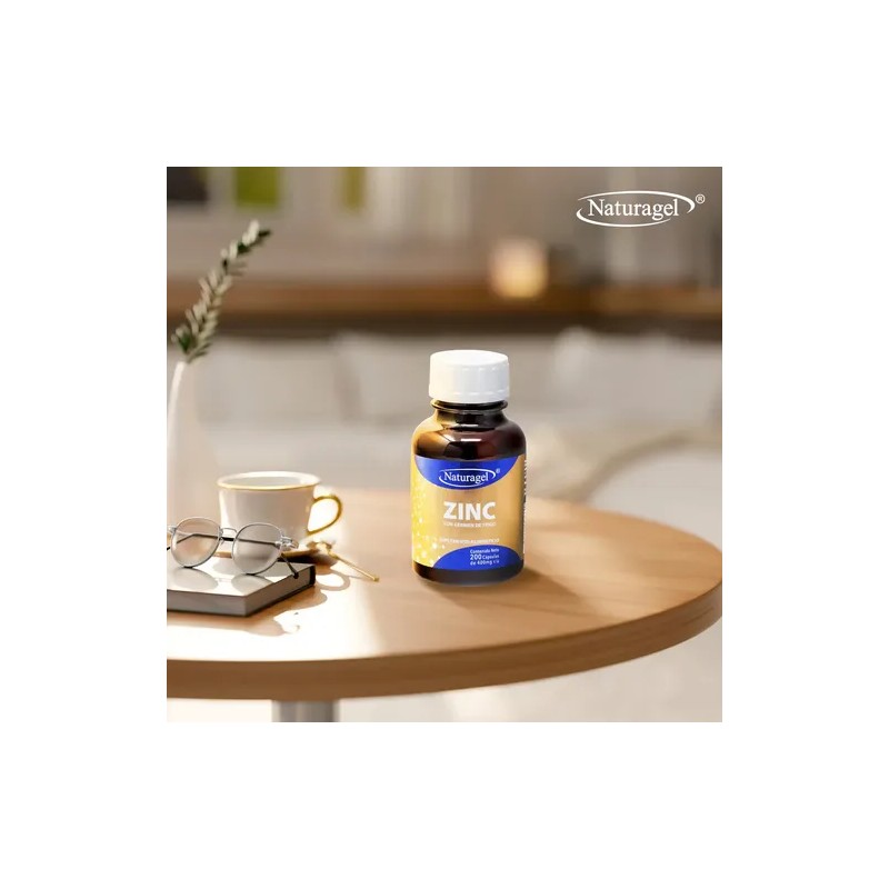 Zinc Con Germen De Trigo | 200 Cápsulas | Naturagel